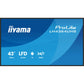 Monitor Iiyama LH4364UHS - B1AG 43" 4K Ultra HD - GearHaus