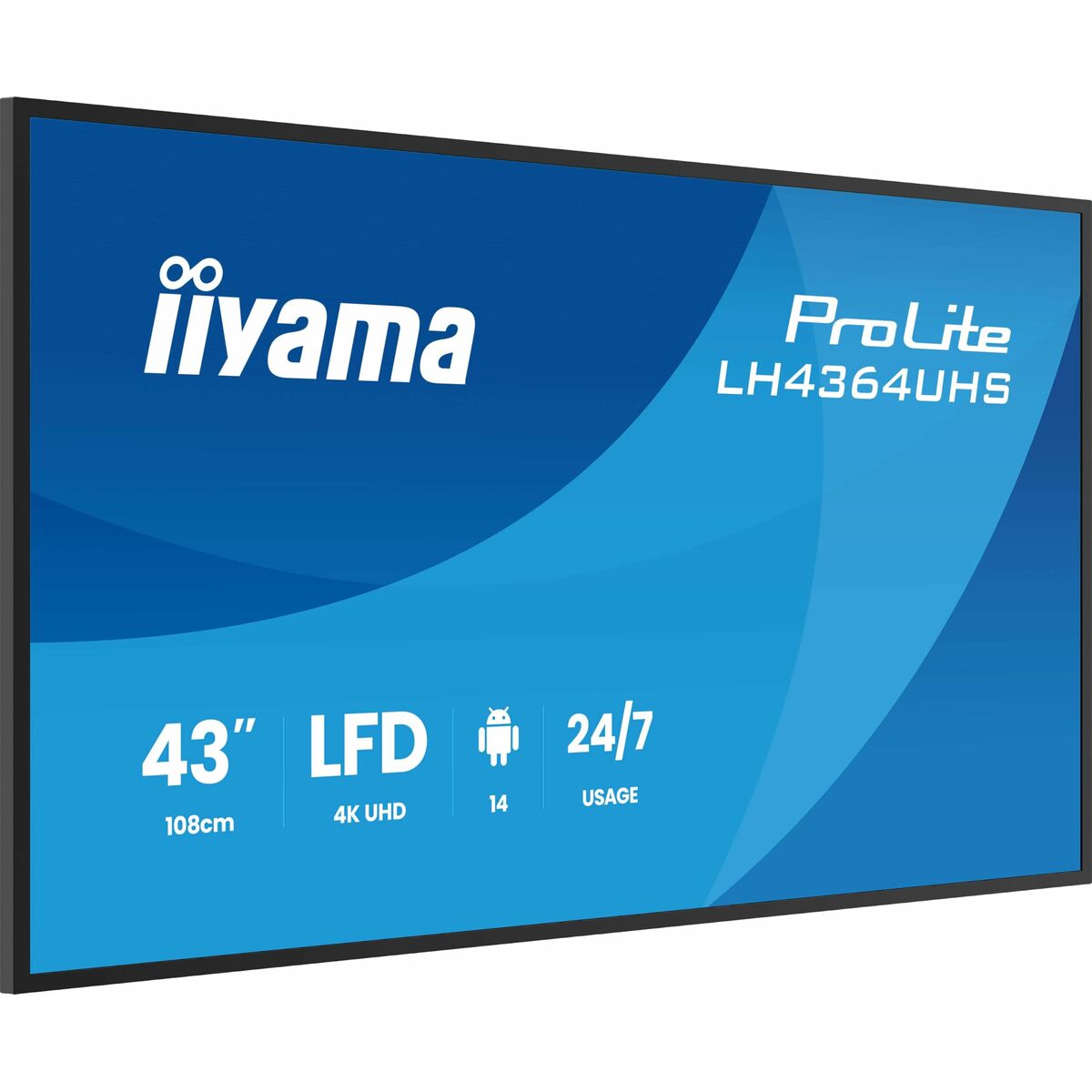 Monitor Iiyama LH4364UHS - B1AG 43" 4K Ultra HD - GearHaus