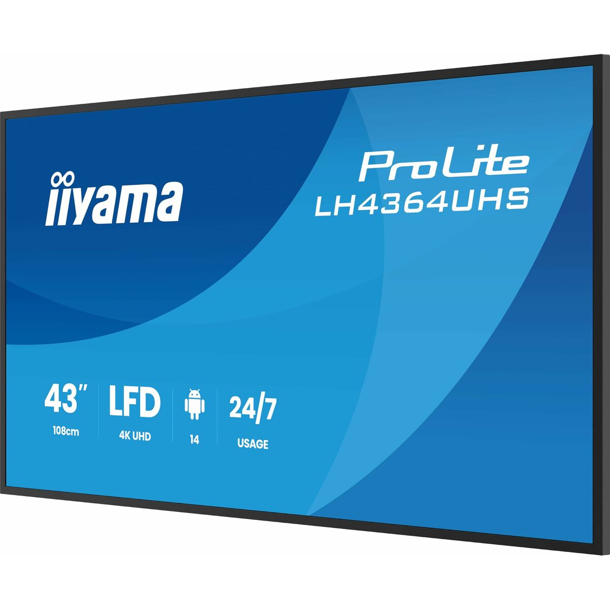 Monitor Iiyama LH4364UHS - B1AG 43" 4K Ultra HD - GearHaus