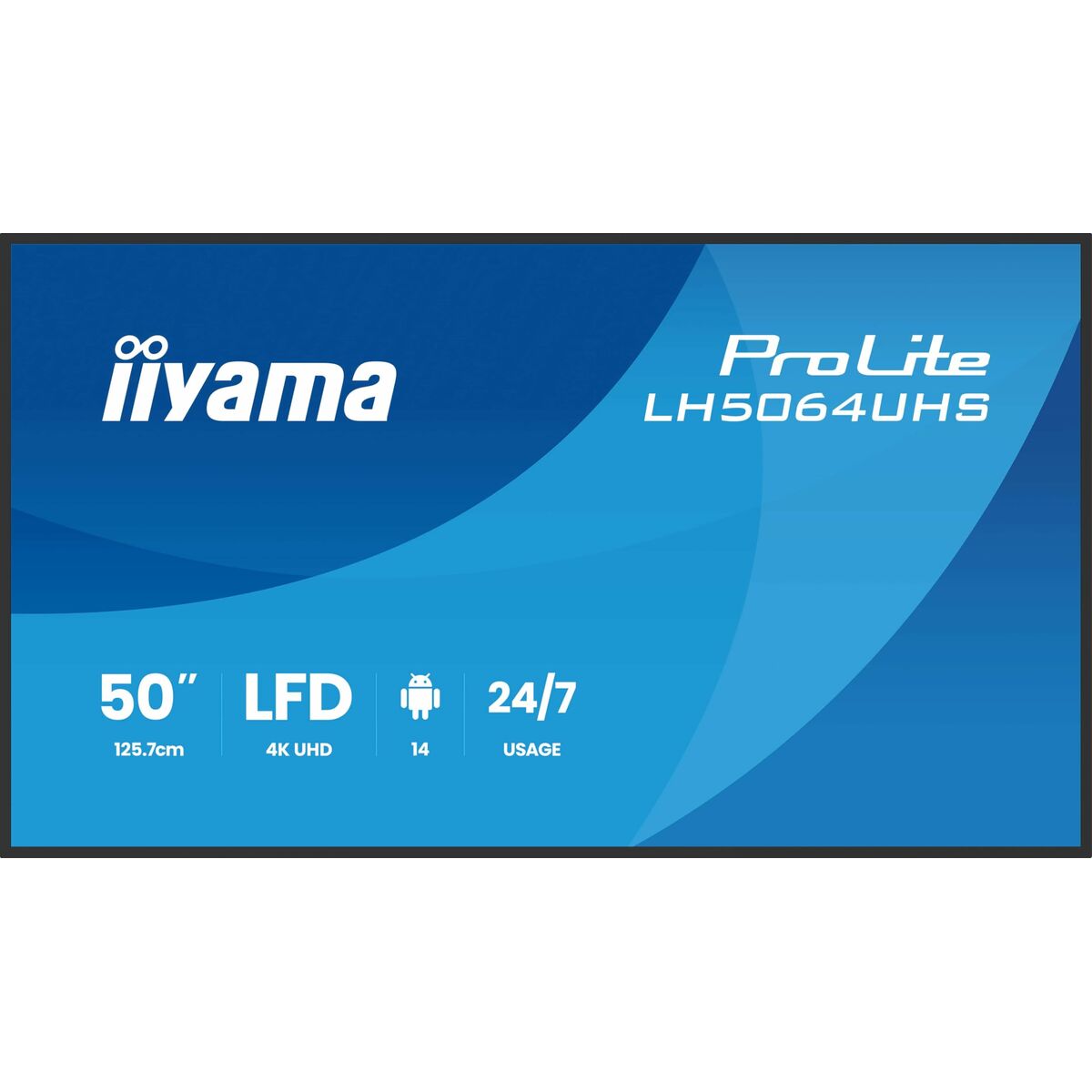 Monitor Iiyama LH6564UHS - B1AG 65" 4K Ultra HD - GearHaus