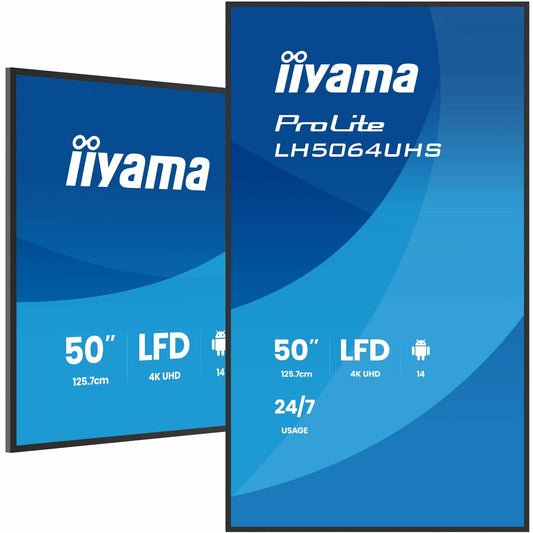 Monitor Iiyama LH6564UHS - B1AG 65" 4K Ultra HD - GearHaus