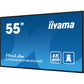 Monitor Iiyama LH5560UHS - B2AG 55" 4K Ultra HD - GearHaus
