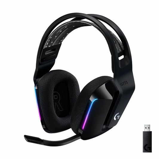Gaming Headset with Microphone Logitech G733 Lightspeed Headset - GearHaus