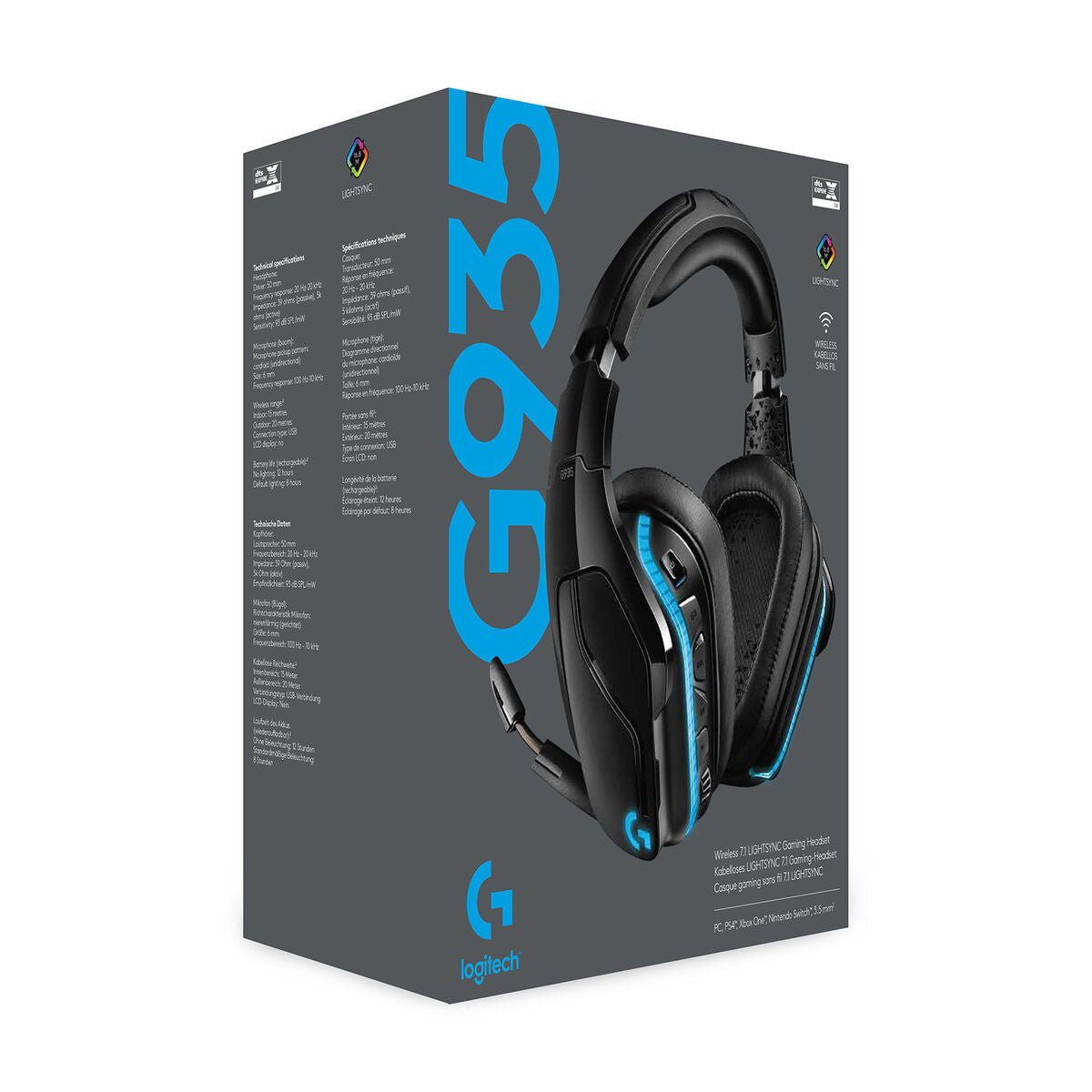 Gaming Headset with Microphone Logitech 981 - 000744 - GearHaus