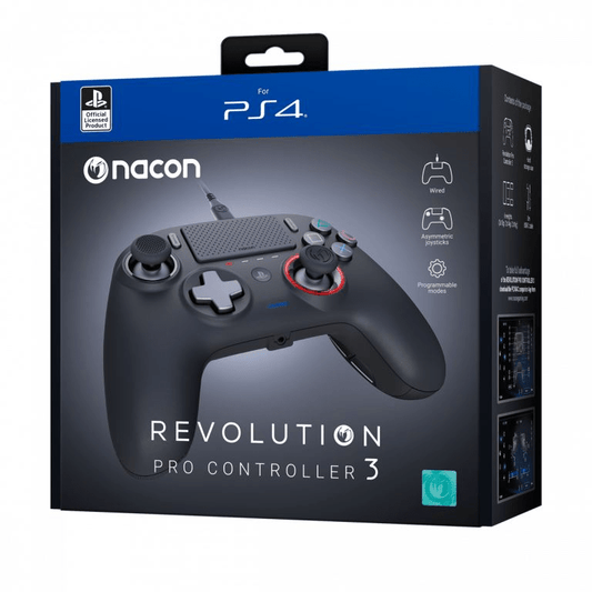 Controller cu fir Nacon Revolution Pro Controller 3 pentru Playstation 4, Negru (PS4OFPADRPC3UK) - GearHaus