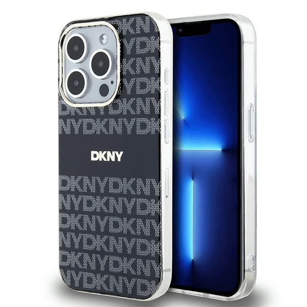 Zadný Kryt DKNY pre Apple iPhone 15 Pro Max čierny (DKHMP15XHRHSEK) - GearHaus