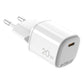 Wall Charger Celly UPTC1USBC20WWH White - GearHaus