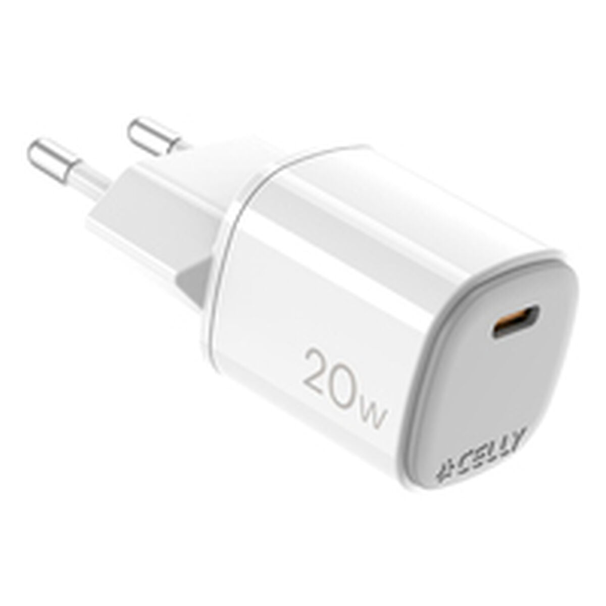 Wall Charger Celly UPTC1USBC20WWH White - GearHaus