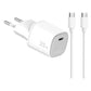 USB Cable Celly UPTC1USBC25WCTC White - GearHaus