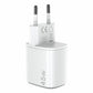 Wall Charger Celly UPTC2USBC45WWH White - GearHaus