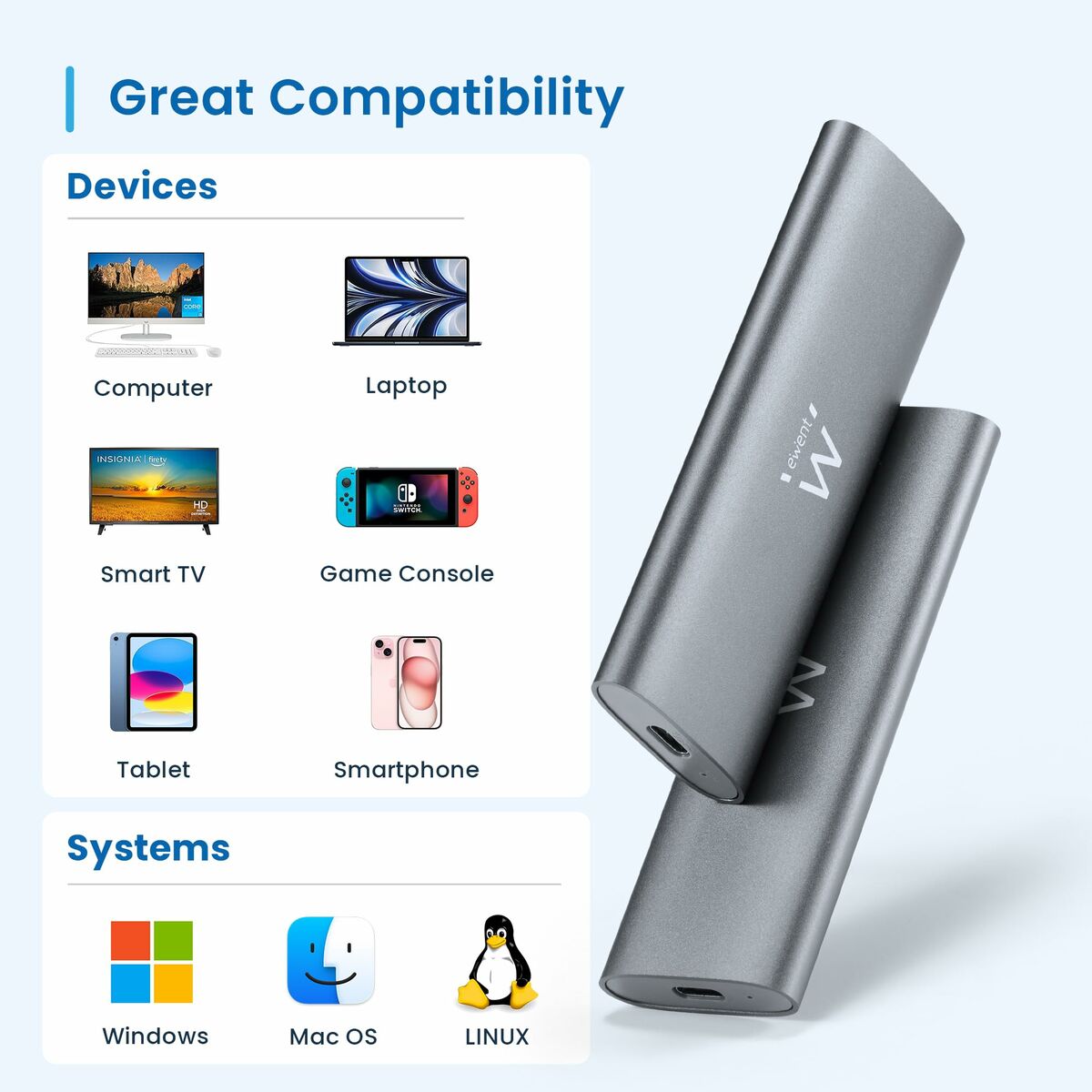 External Hard Drive Ewent EW7061 - GearHaus