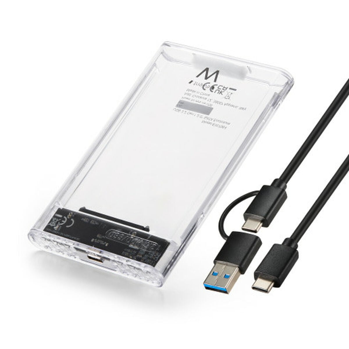 External Hard Drive Ewent EW7064 Transparent - GearHaus