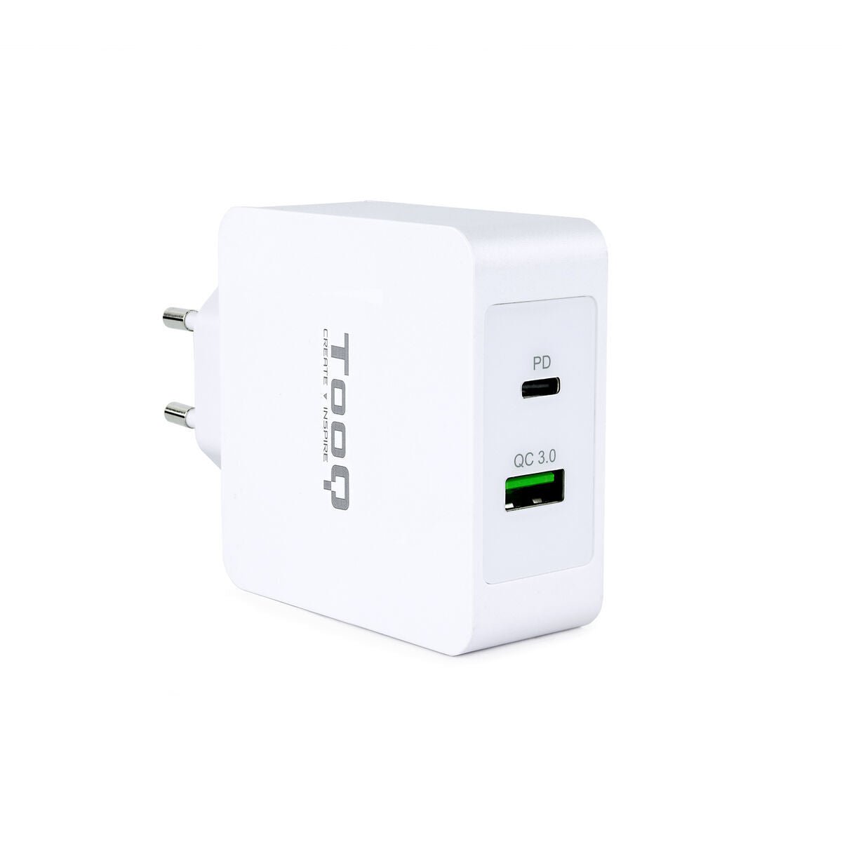 USB Wall Charger TooQ TQWC - 2SC03WT White 48 W - GearHaus