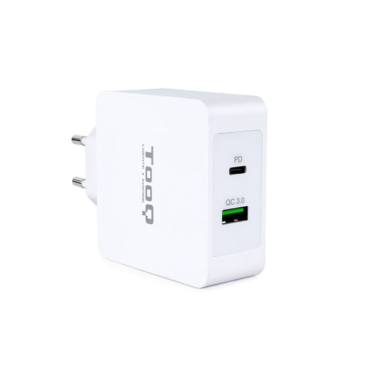 USB Wall Charger TooQ TQWC - 2SC03WT White 48 W - GearHaus