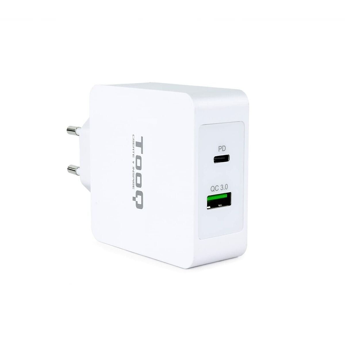 USB Wall Charger TooQ TQWC - 2SC03WT White 48 W - GearHaus