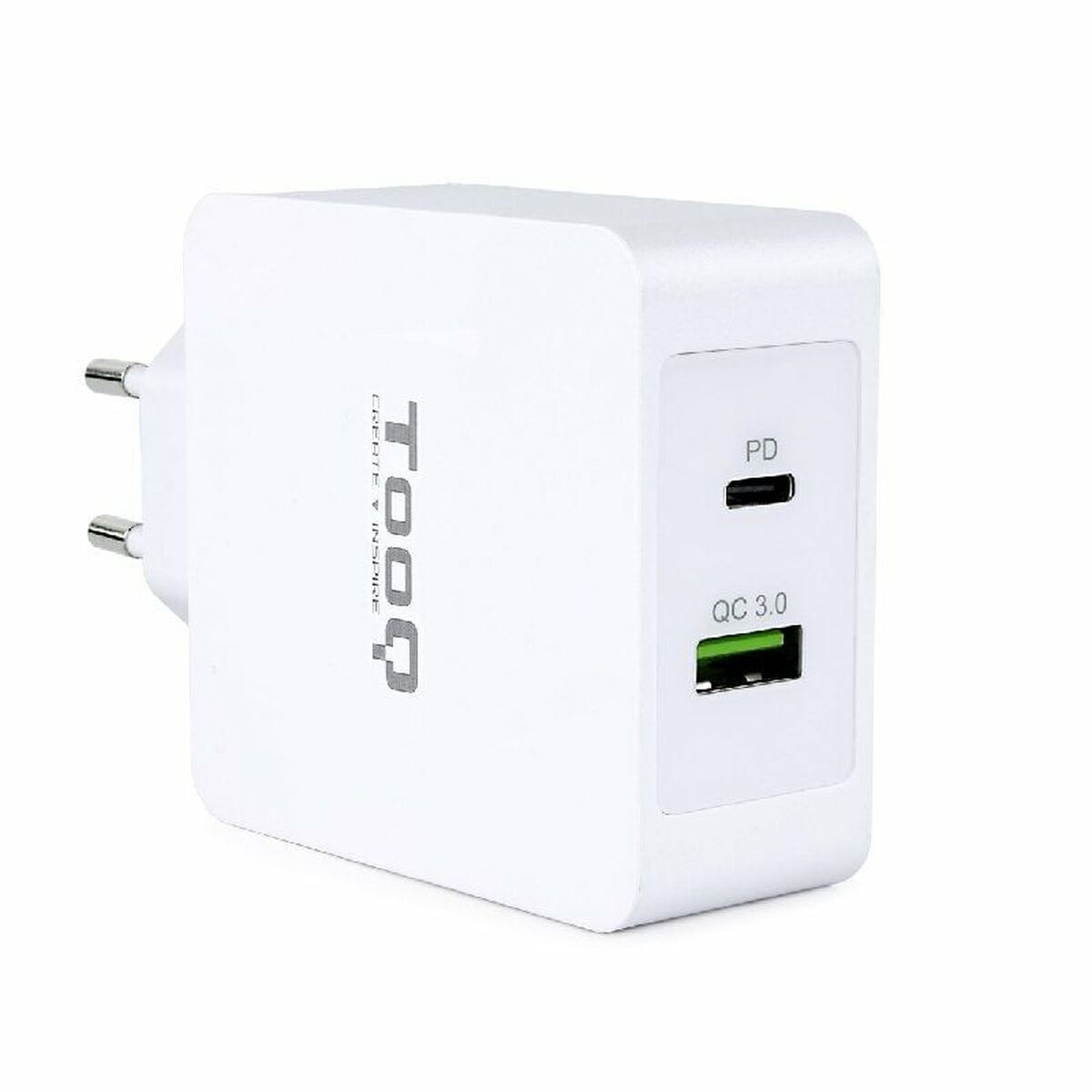 USB Wall Charger TooQ TQWC - 2SC03WT White 48 W - GearHaus