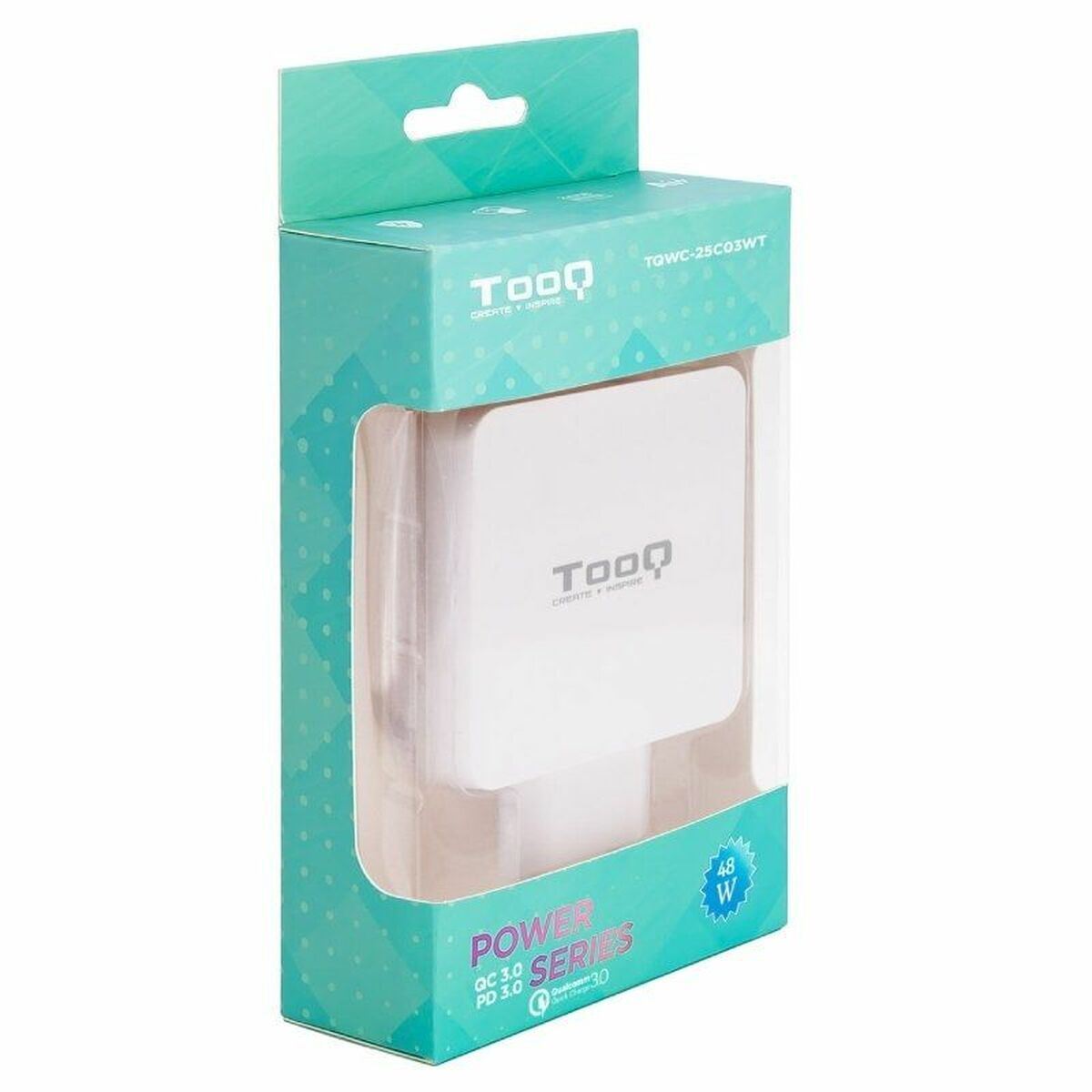 USB Wall Charger TooQ TQWC - 2SC03WT White 48 W - GearHaus