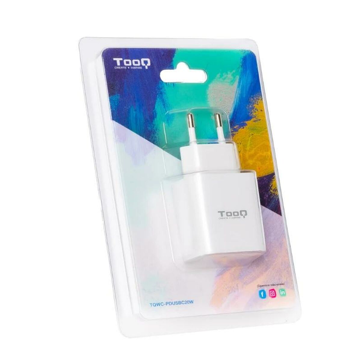 Wall Charger TooQ TQWC - PDUSBC20W - GearHaus