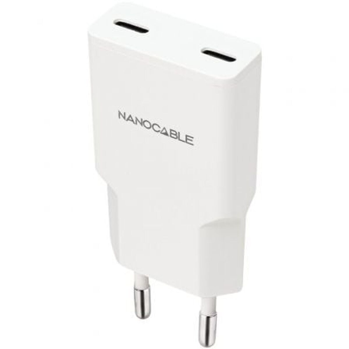Wall Charger NANOCABLE 10.10.2023 White 20 W - GearHaus