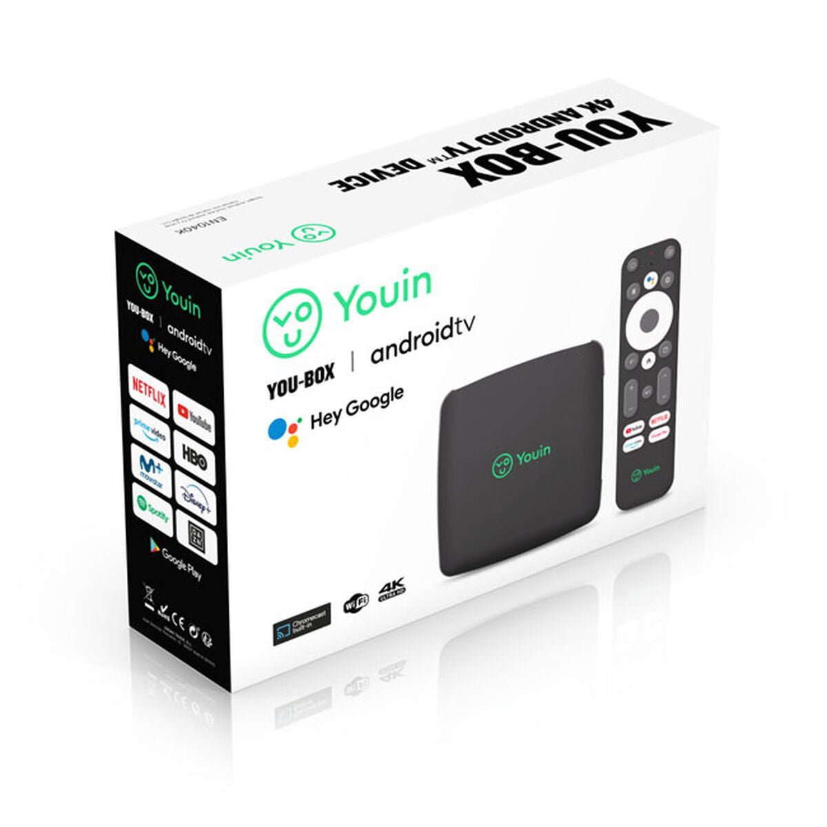 Smart TV Adapter Youin You - Box Android TV 10 - GearHaus