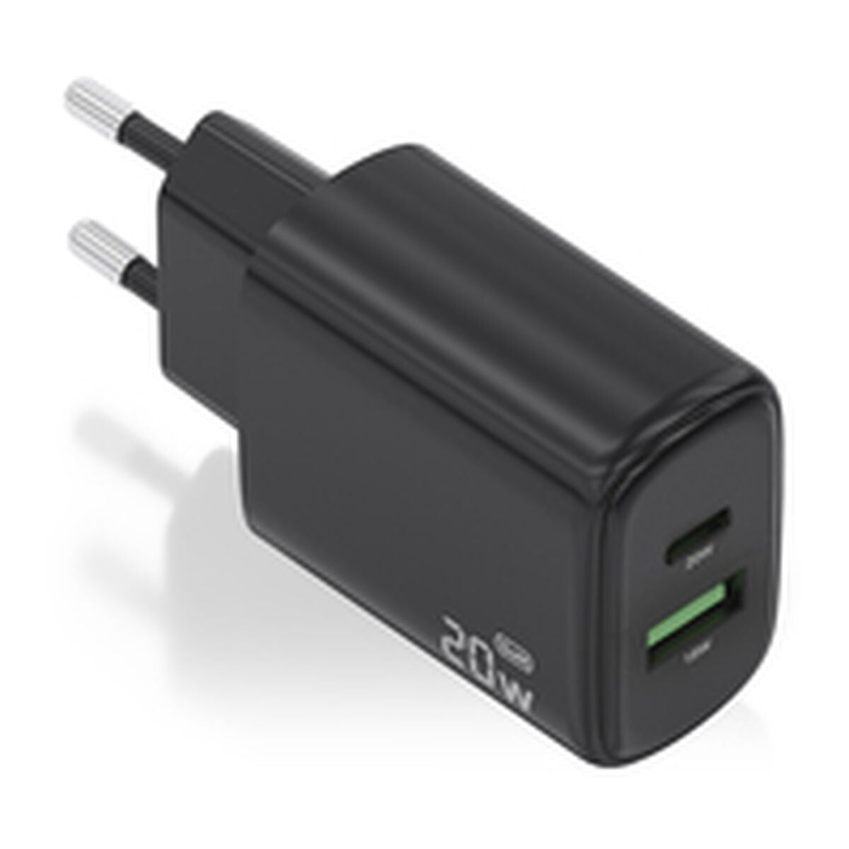 Wall Charger Aisens A110 - 0910 Black 20 W - GearHaus