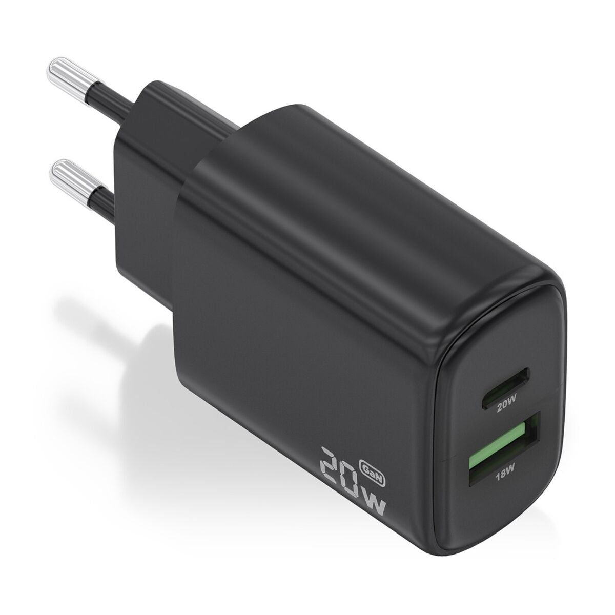 Wall Charger Aisens A110 - 0910 Black 20 W - GearHaus
