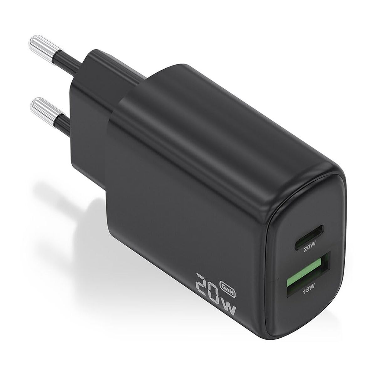 Wall Charger Aisens A110 - 0910 Black 20 W - GearHaus