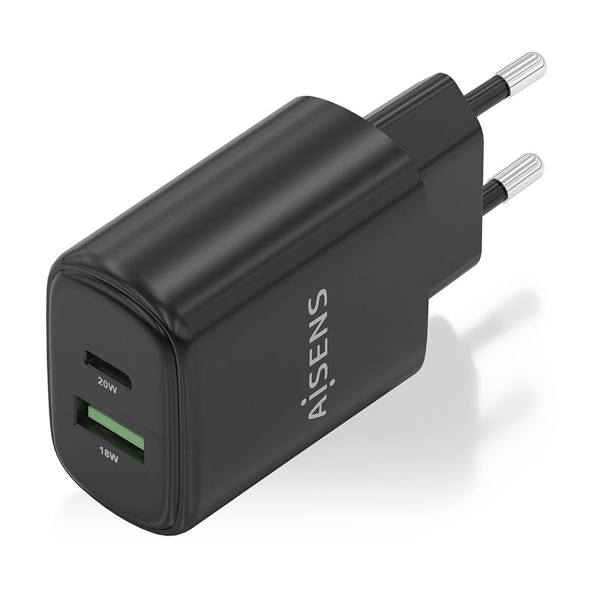 Wall Charger Aisens A110 - 0910 Black 20 W - GearHaus