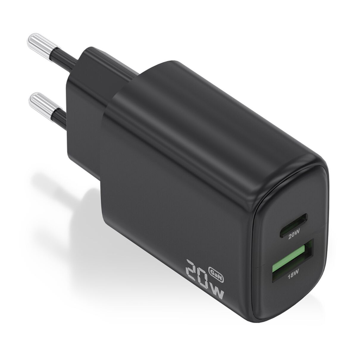 Wall Charger Aisens A110 - 0910 Black 20 W - GearHaus