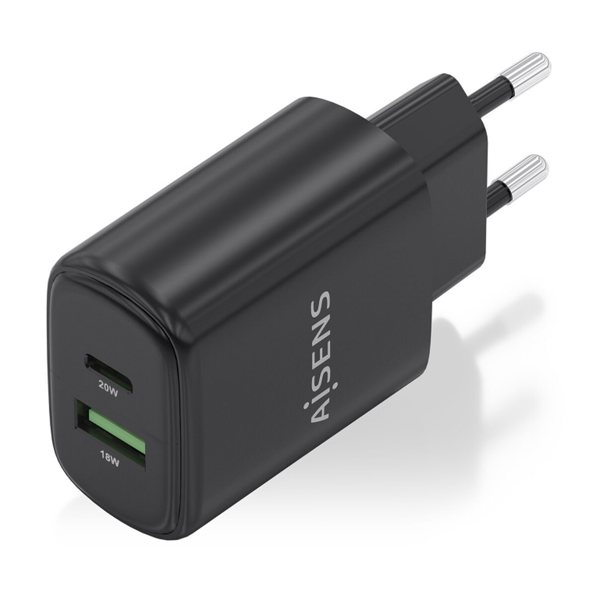 Wall Charger Aisens A110 - 0910 Black 20 W - GearHaus
