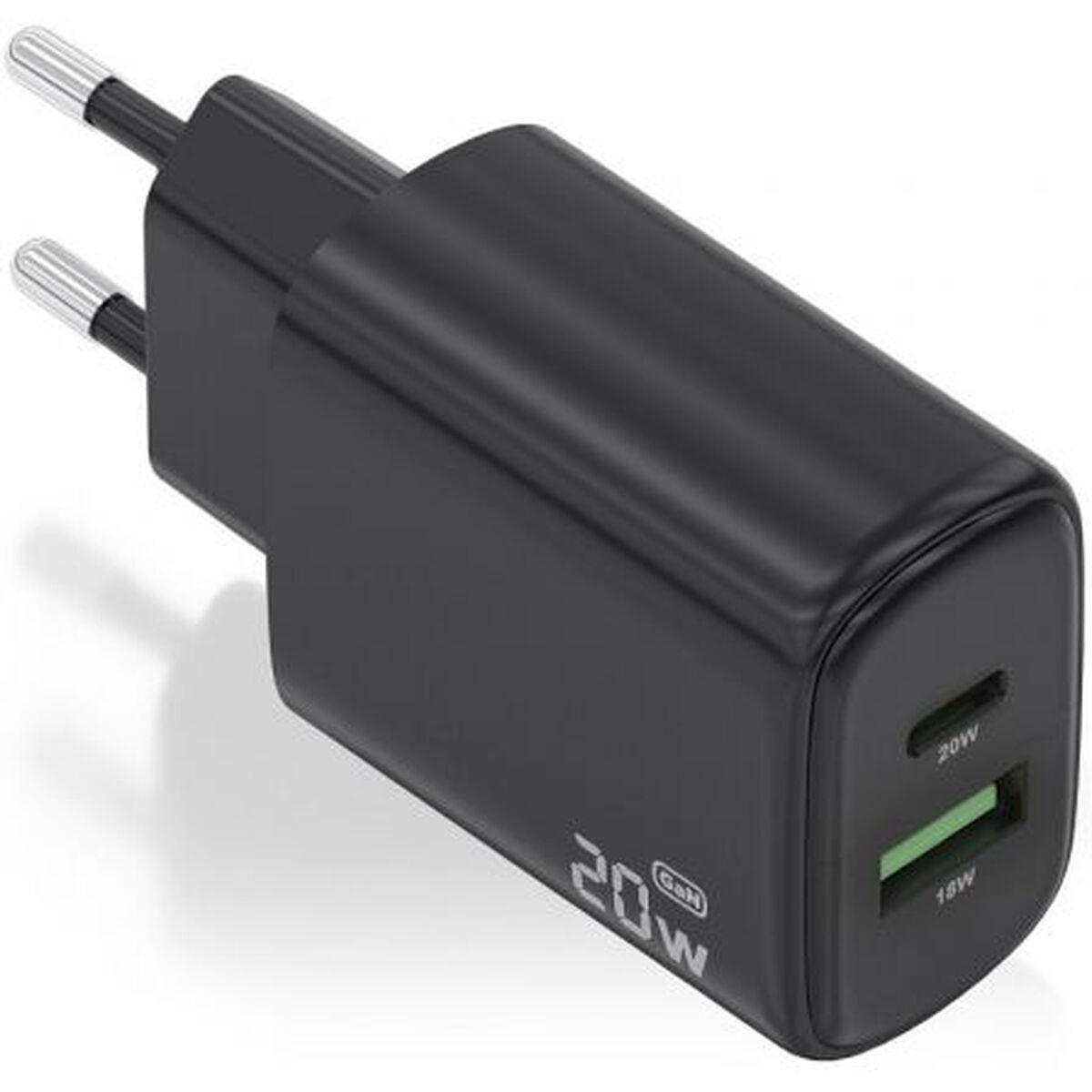 Wall Charger Aisens A110 - 0910 Black 20 W - GearHaus