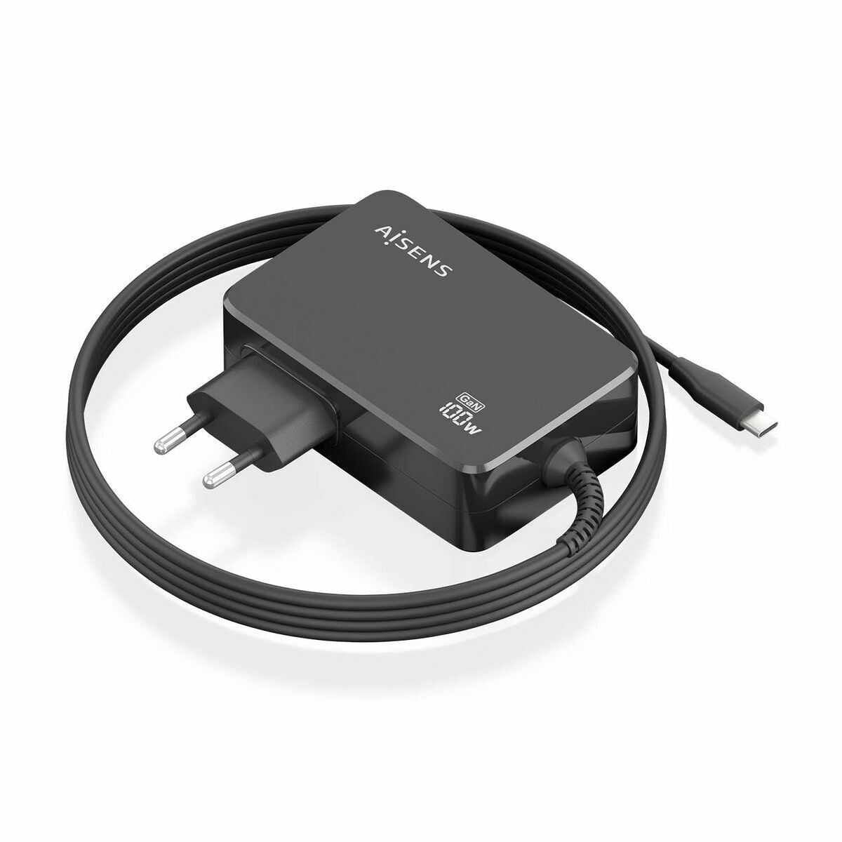 Laptop Charger Aisens ASCH - 1PD100WL50 - BK Black 100 W - GearHaus