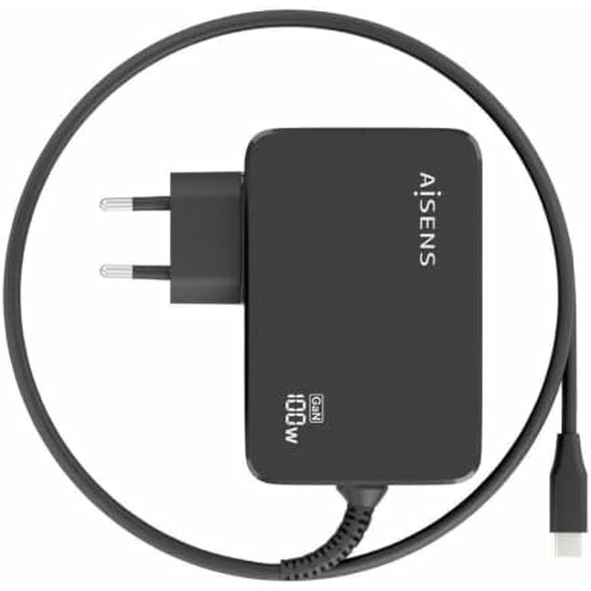 Laptop Charger Aisens ASCH - 1PD100WL50 - BK Black 100 W - GearHaus