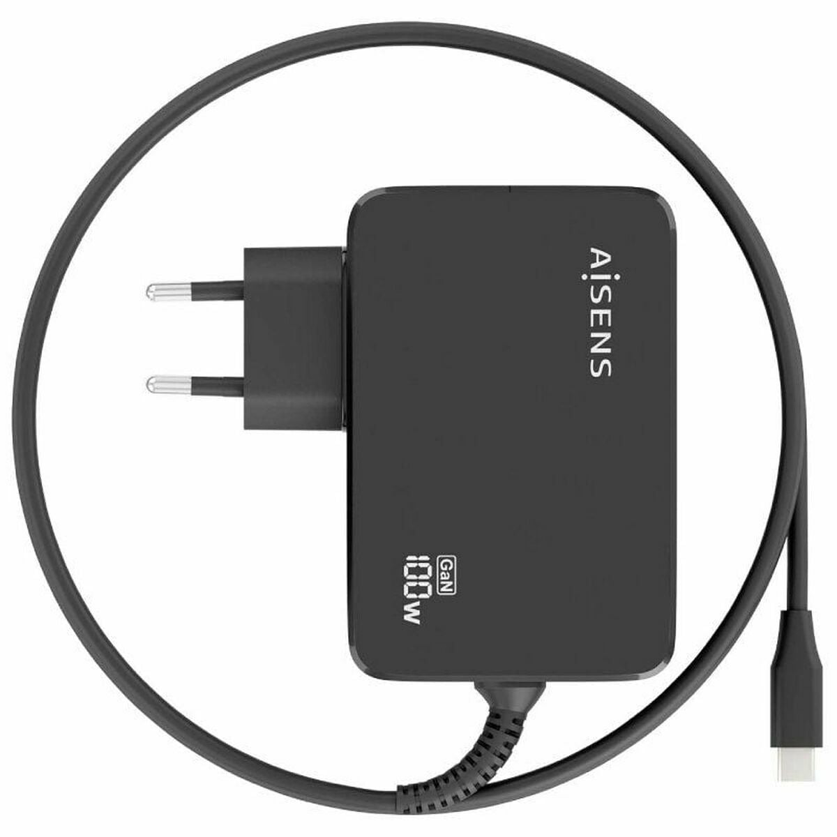 Laptop Charger Aisens ASCH - 1PD100WL50 - BK Black 100 W - GearHaus