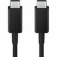 Data / Charger Cable with USB Samsung EP - DX510JBEGEU Black 100 W - GearHaus