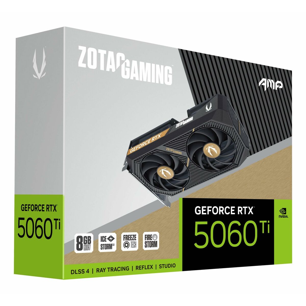 Graphics card Zotac ZT - B50610F - 10M geforce rtx 5060 ti 8 GB GDDR7 - GearHaus