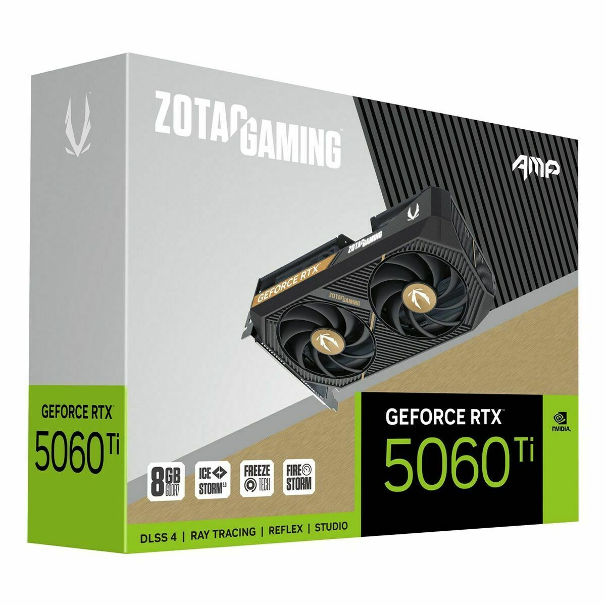 Graphics card Zotac ZT - B50610F - 10M geforce rtx 5060 ti 8 GB GDDR7 - GearHaus