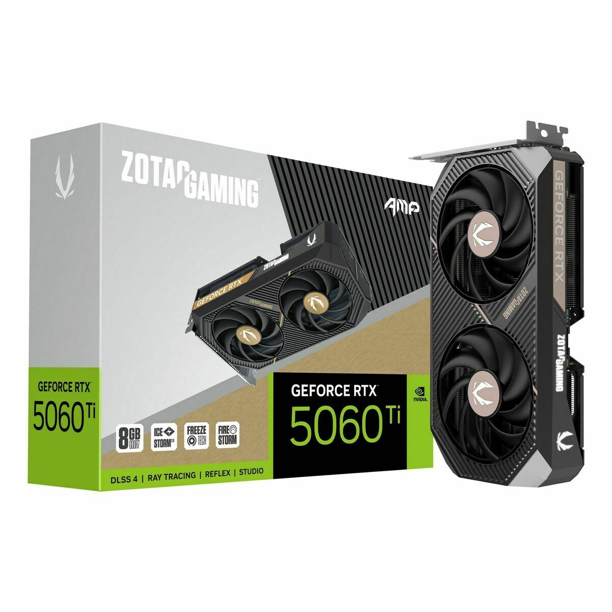 Graphics card Zotac ZT - B50610F - 10M geforce rtx 5060 ti 8 GB GDDR7 - GearHaus