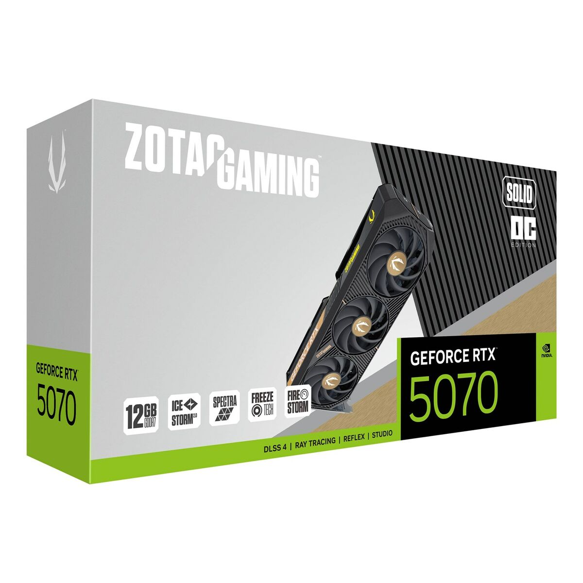 Graphics card Zotac ZT - B50700J - 10P nvidia geforce rtx 5070 12 GB - GearHaus