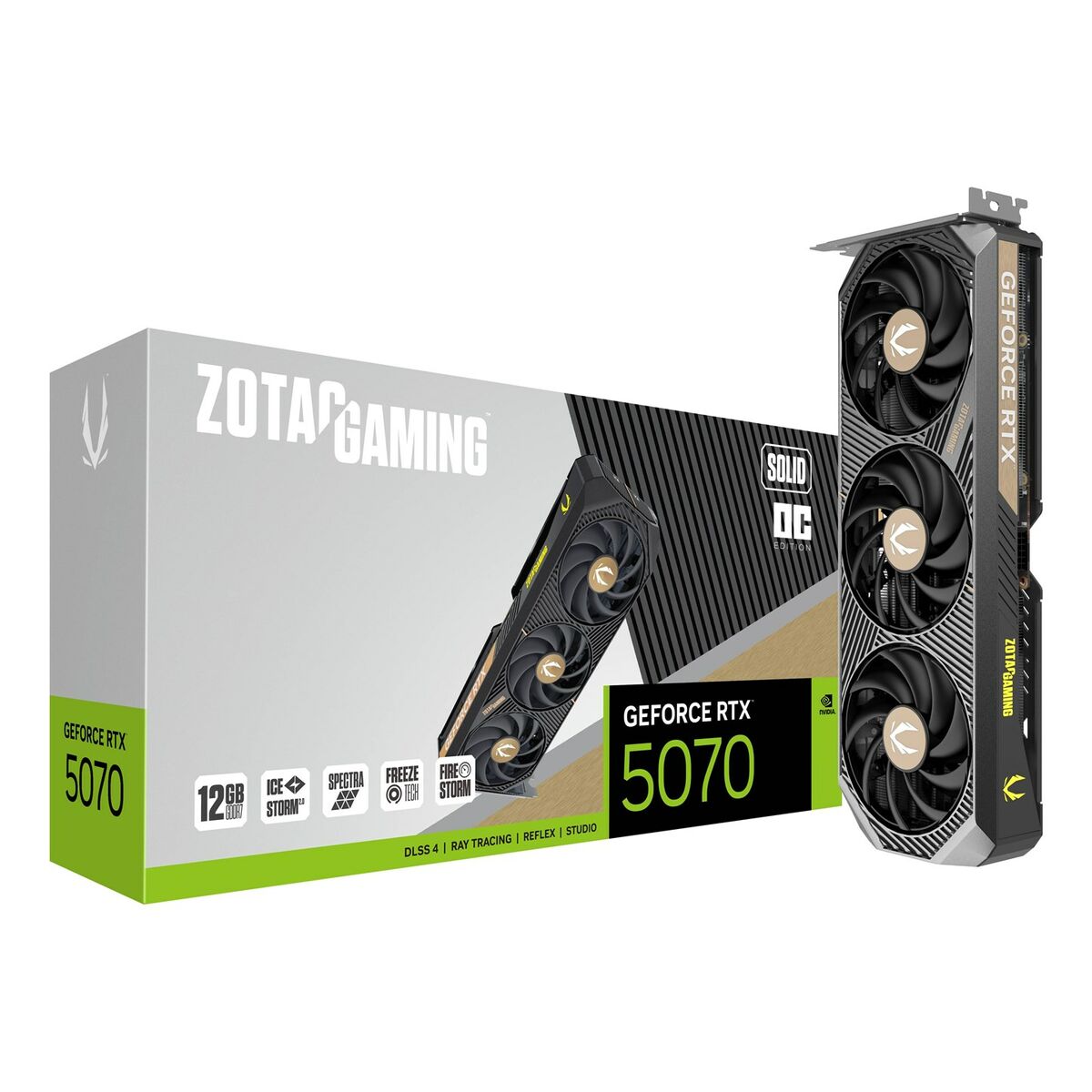Graphics card Zotac ZT - B50700J - 10P nvidia geforce rtx 5070 12 GB - GearHaus