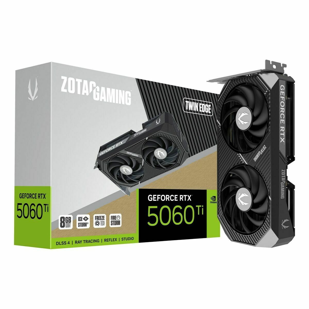 Graphics card Zotac ZT - B50610E - 10M geforce rtx 5060 ti 8 GB GDDR7 - GearHaus