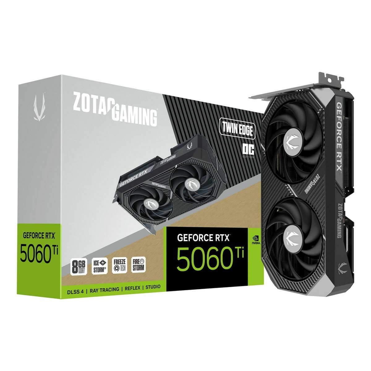 Graphics card Zotac ZT - B50610H - 10M geforce rtx 5060 ti 8 GB GDDR7 - GearHaus