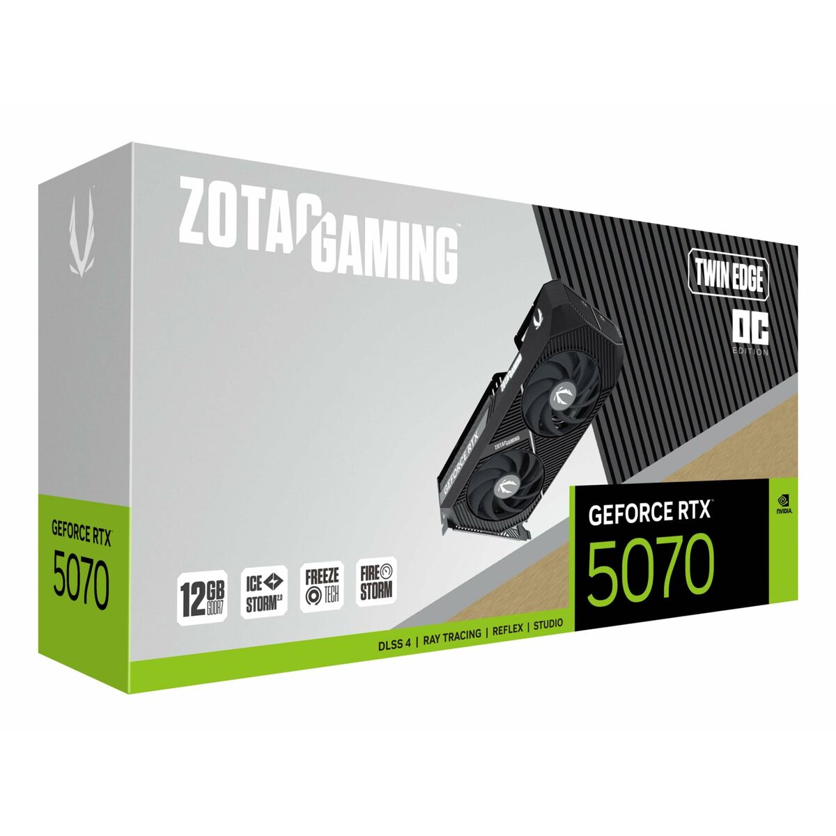 Graphics card Zotac ZT - B50700H - 10P 12 GB nvidia geforce rtx 5070 GDDR7 - GearHaus