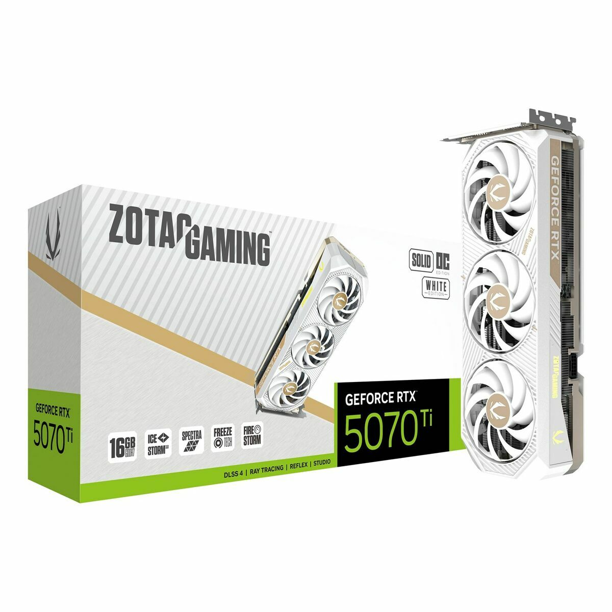 Graphics card Zotac ZT - B50710Q2 - 10P nvidia geforce rtx 5070 ti 16 GB GDDR7 - GearHaus