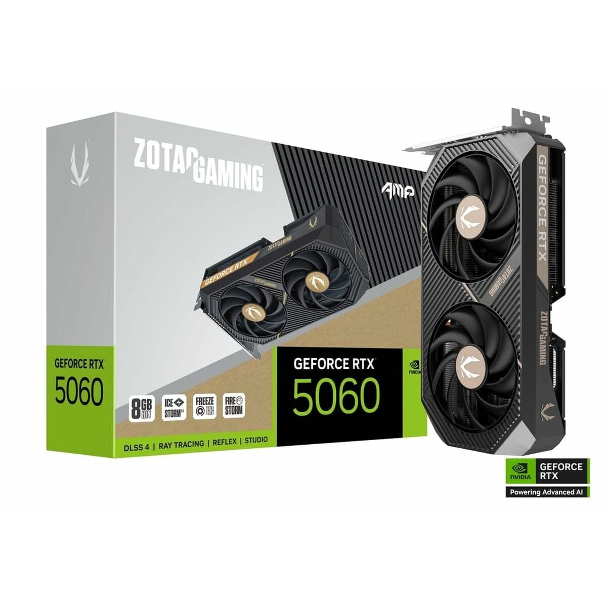 Graphics card Zotac ZT - B50600F - 10M 8 GB GEFORCE RTX 5060 GDDR7 - GearHaus