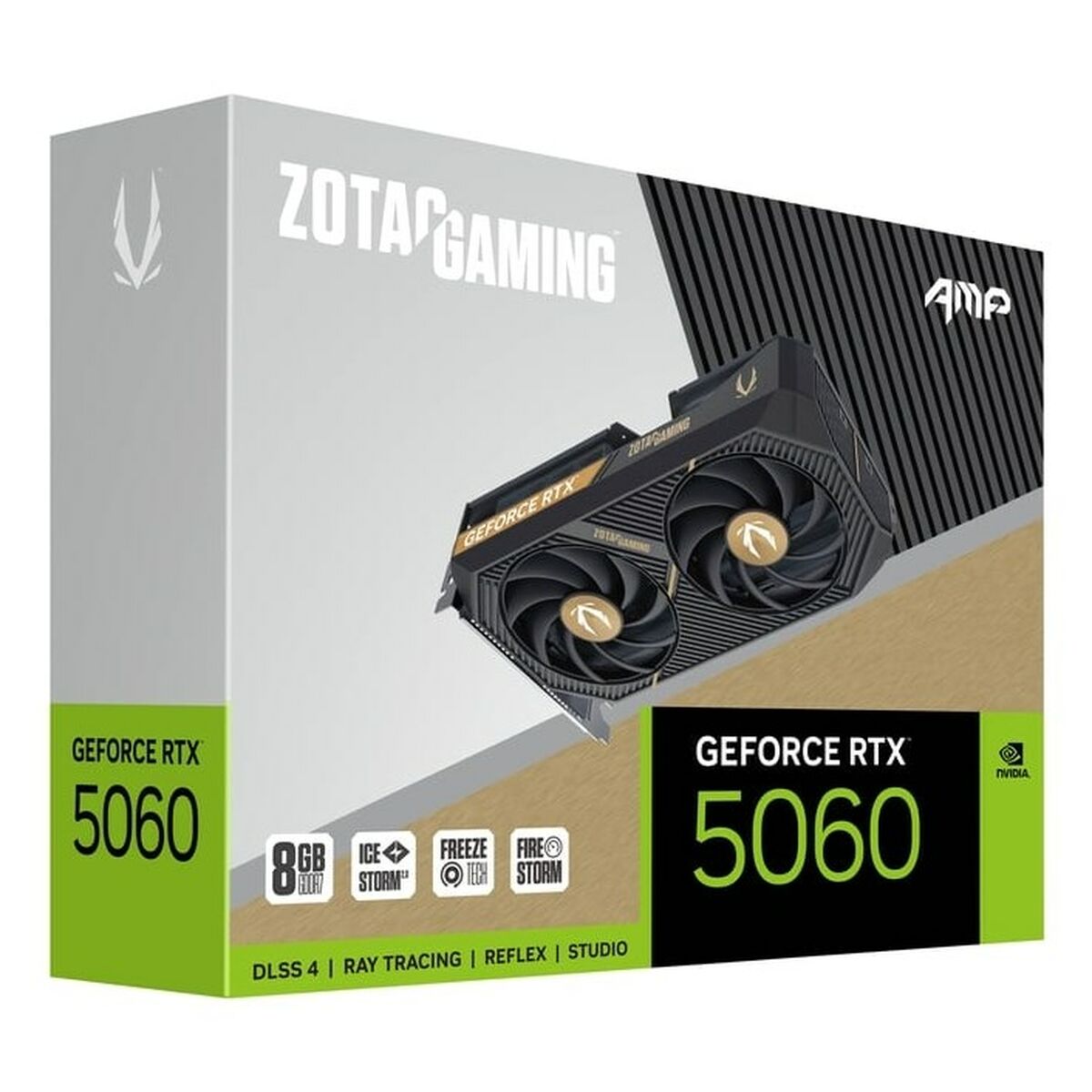 Graphics card Zotac ZT - B50600F - 10M 8 GB GEFORCE RTX 5060 GDDR7 - GearHaus
