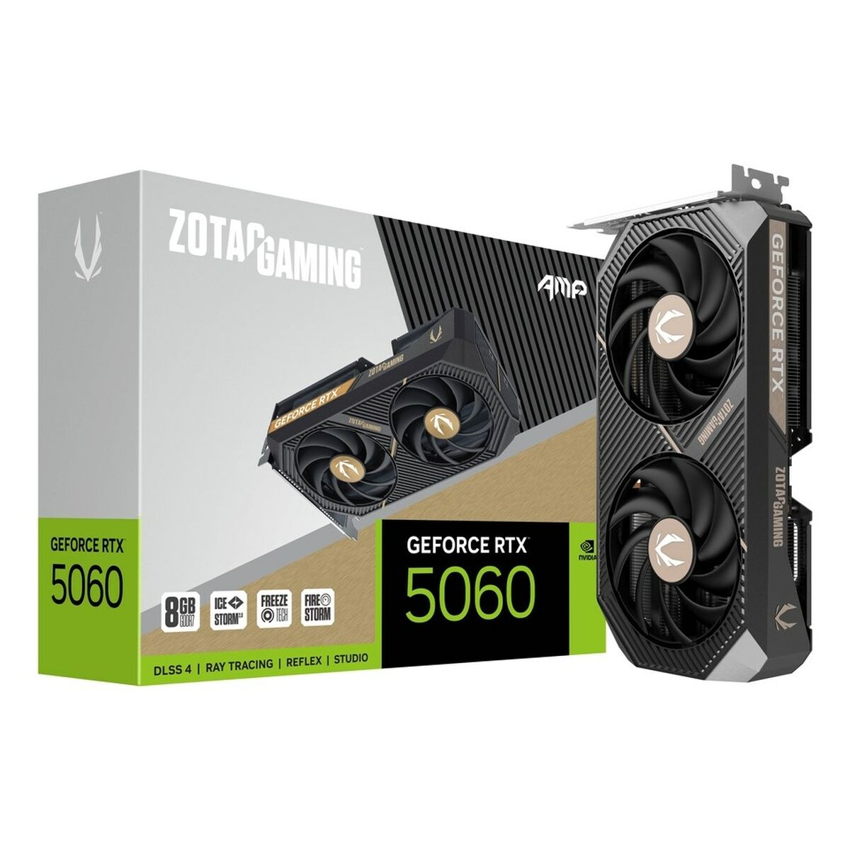 Graphics card Zotac ZT - B50600F - 10M 8 GB GEFORCE RTX 5060 GDDR7 - GearHaus