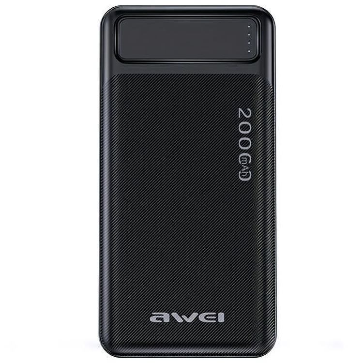 Awei P6K Power Bank 20000mAh - Fekete (AWE000145)-0