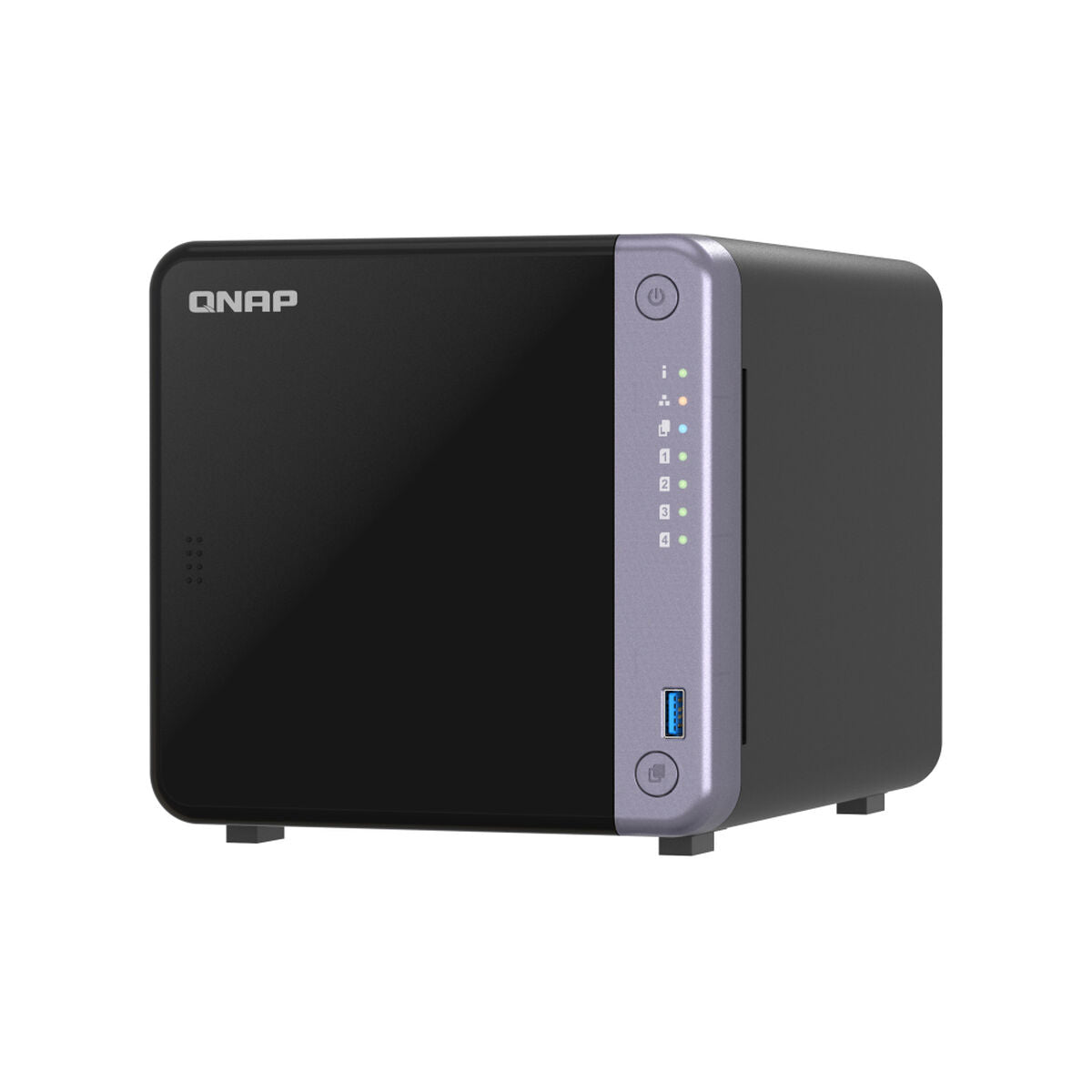 NAS Network Storage Qnap TS - 432X - 4G Black - GearHaus