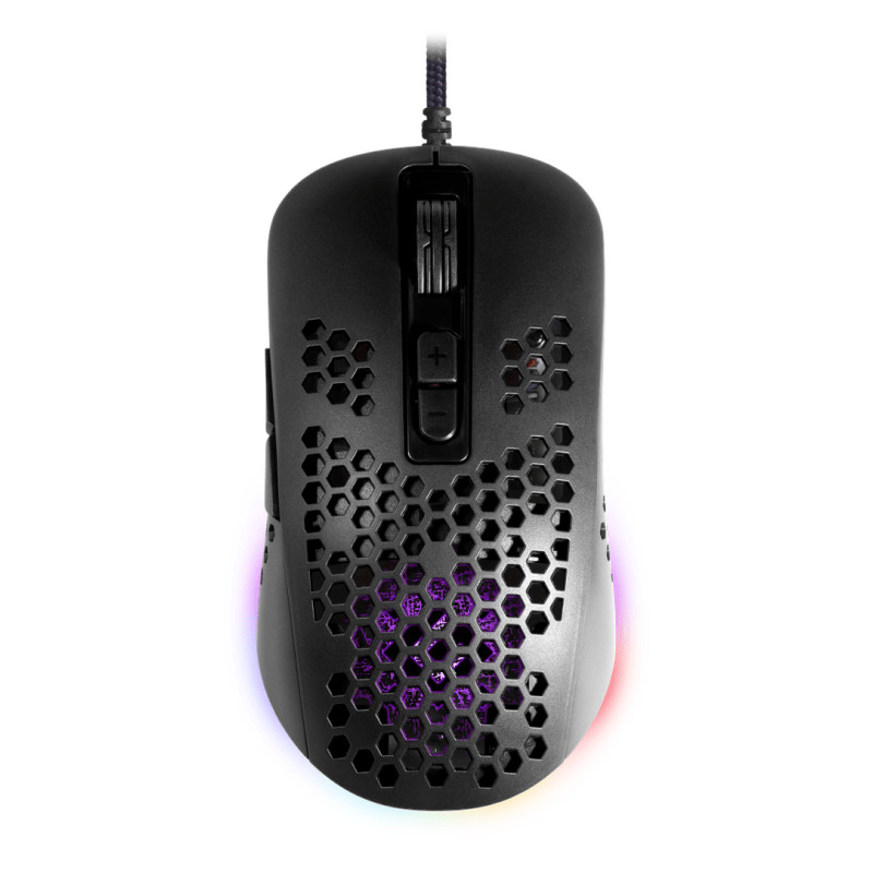 Mouse de gaming cu fir Usb Defender, 12800 DPI, Negru (52620) - GearHaus
